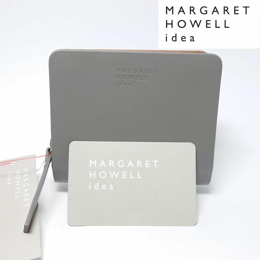 MARGARET HOWELL(マーガレットハウエル)の【新品タグ付き】マーガレットハウエルアイデア 二つ折り財布ベンジャミン グレー レディースのファッション小物(財布)の商品写真