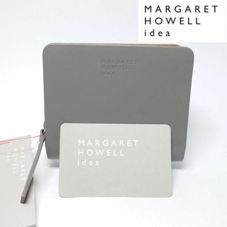 マーガレットハウエル(MARGARET HOWELL)の【新品タグ付き】マーガレットハウエルアイデア 二つ折り財布ベンジャミン グレー(財布)