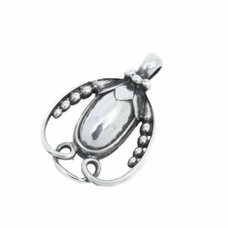 ジョージジェンセン(Georg Jensen)の GEORG JENSEN ジョージジェンセン フラワーモチーフ ペンダントトップ シルバー925(ネックレス)