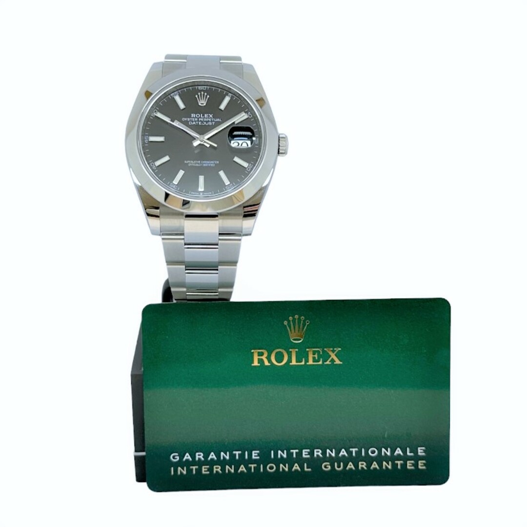 ROLEX(ロレックス)の　ロレックス ROLEX デイトジャスト41 ランダム番 126300 ブライトブラック ステンレススチール 自動巻き メンズ 腕時計 メンズの時計(その他)の商品写真