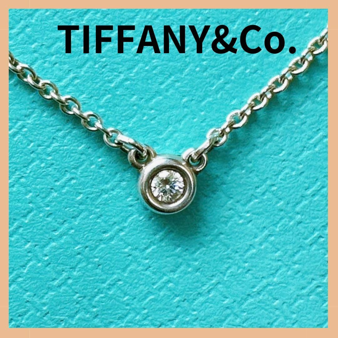 Tiffany & Co.(ティファニー)のティファニー 925 バイザヤード ネックレス 1P ダイアモンド シルバー レディースのアクセサリー(ネックレス)の商品写真