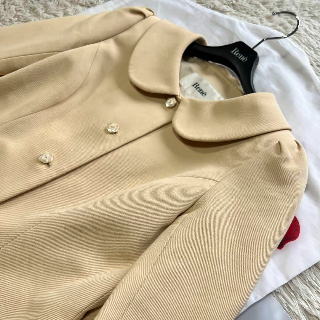 René - 【美品】Rene スプリングコート ペールオレンジ TISSUE René - 【美品】Rene スプリングコート ペールオレンジ TISSUE