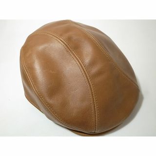 ニューヨークハット(NEW YORK HAT)のUSA製Vintage Leather 1900革製 ビンテージ加工S/M新品(ハンチング/ベレー帽)