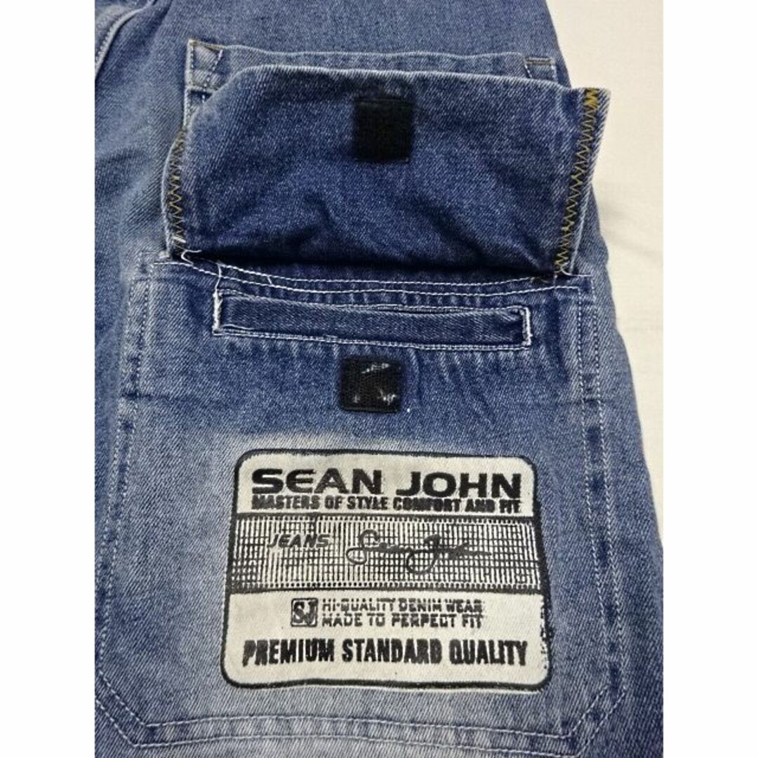 Sean John(ショーンジョン)のショーンジョン☆ワイドバギーデニム☆30☆ウェスト約78cm メンズのパンツ(デニム/ジーンズ)の商品写真