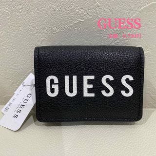 ゲス(GUESS)の新品【GUESS】ゲス　三つ折り財財布　コンパクトウォレット　ミニ財布　ブラック(財布)