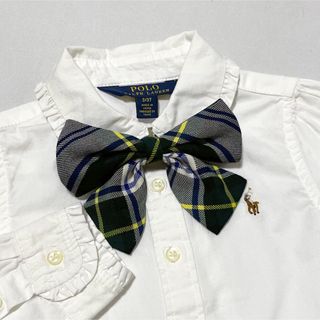 ラルフローレン(Ralph Lauren)の《新品》ラルフローレン　リボンタイ（小）　グリーンチェック　卒業式　入学式(その他)