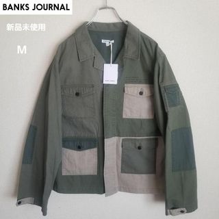 バンクスジャーナル(BANKS JOURNAL)の新品未使用　半額以下 BANKSJOURNAL バンクス ワークシャツ　JK　M(ミリタリージャケット)