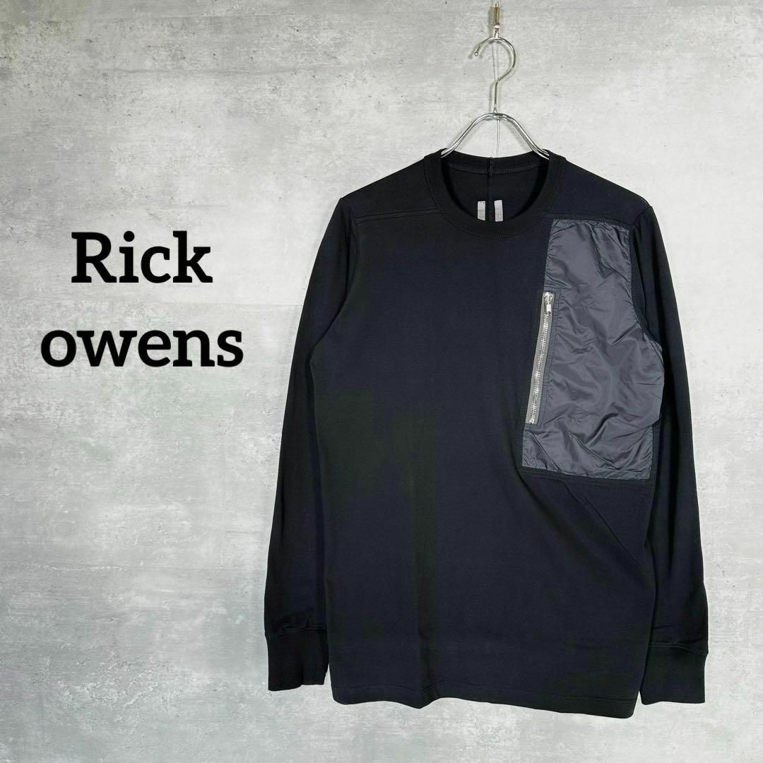 Rick Owens(リックオウエンス)の『Rick owens』 リックオウエンス (S) ポケット付き 長袖Tシャツ メンズのトップス(Tシャツ/カットソー(七分/長袖))の商品写真