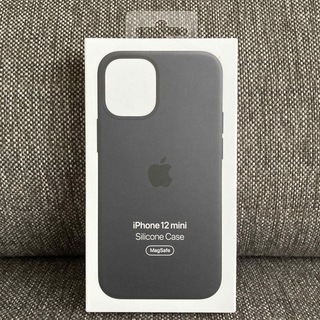 アップル(Apple)の新品未開封 Apple iPhone 12 mini シリコンケース ブラック(iPhoneケース)