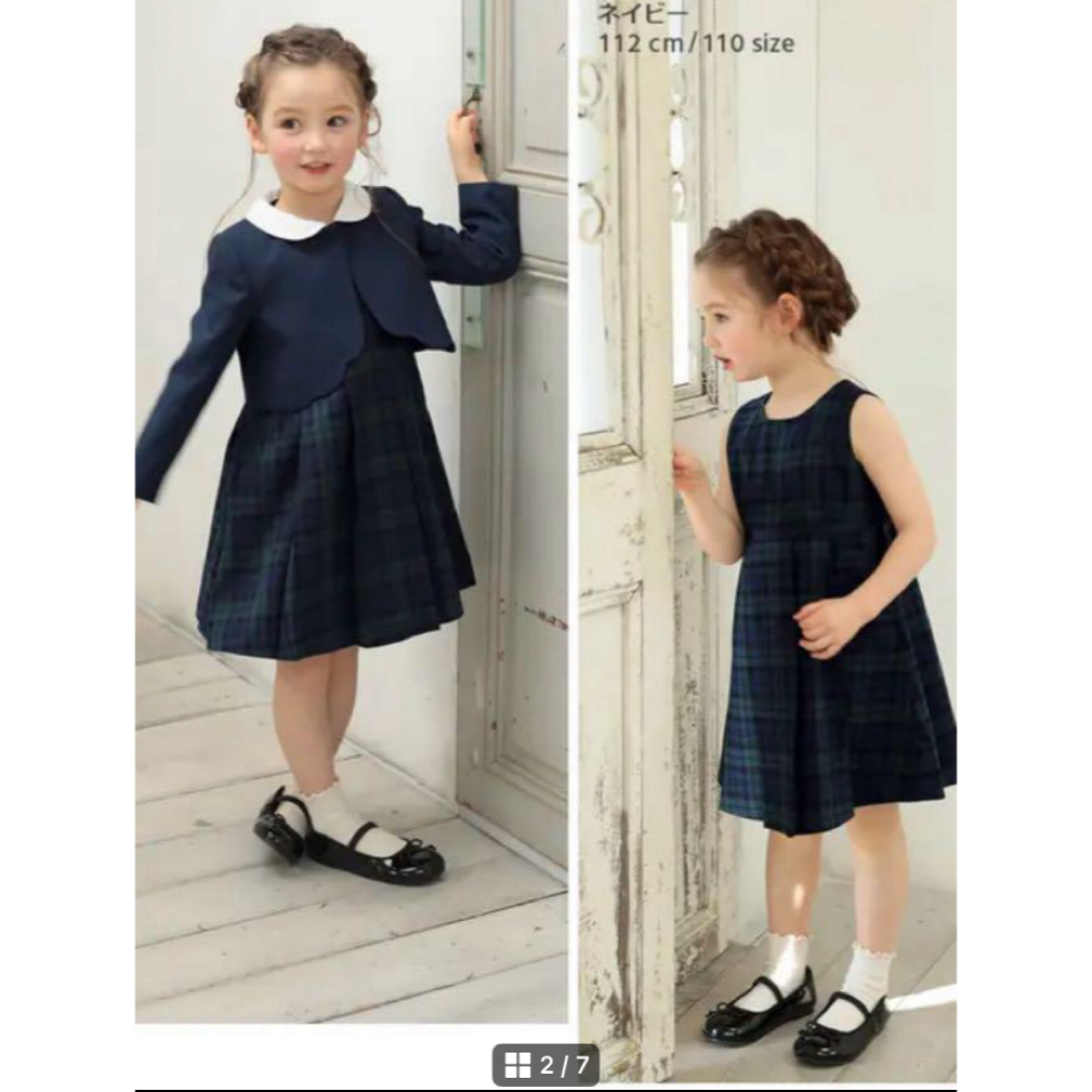 DEVILOCK(デビロック)のデビロック　フォーマルワンピース　セットアップ　 キッズ/ベビー/マタニティのキッズ服女の子用(90cm~)(ドレス/フォーマル)の商品写真