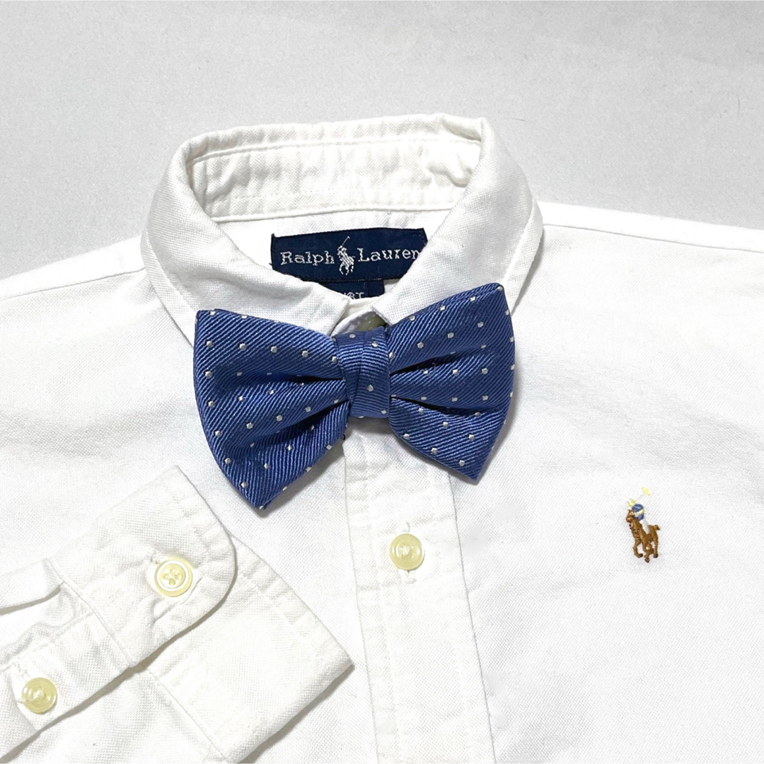 POLO RALPH LAUREN(ポロラルフローレン)の《新品》ポロラルフローレン　蝶ネクタイ　ブルー　卒園式　入学式 キッズ/ベビー/マタニティのこども用ファッション小物(その他)の商品写真