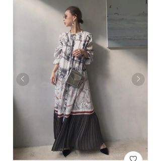 アメリヴィンテージ(Ameri VINTAGE)のUNDRESSED CRUISE SCARF DRESS(ロングワンピース/マキシワンピース)