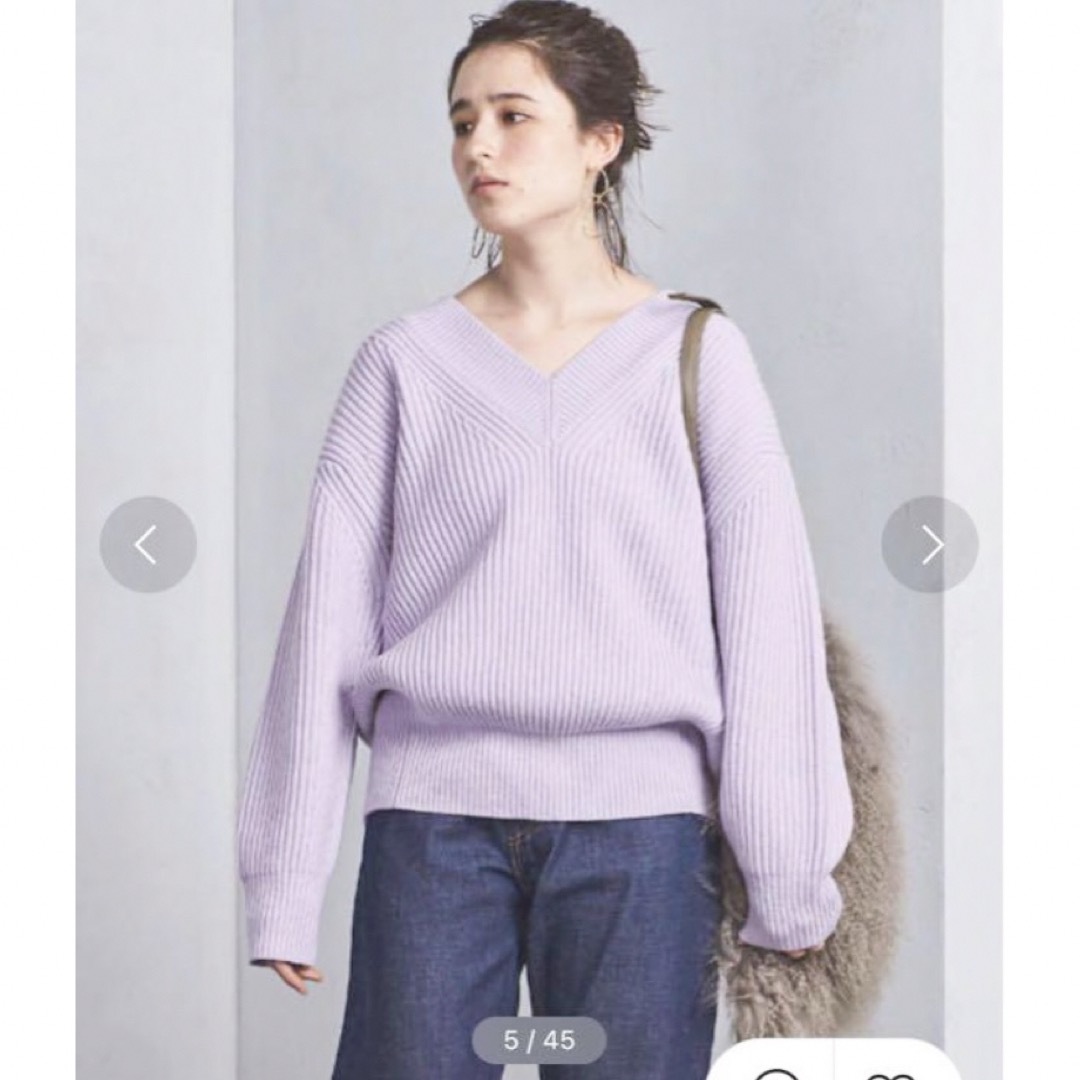 UNITED ARROWS(ユナイテッドアローズ)のユナイテッドアローズ　Ｖネックニット レディースのトップス(ニット/セーター)の商品写真