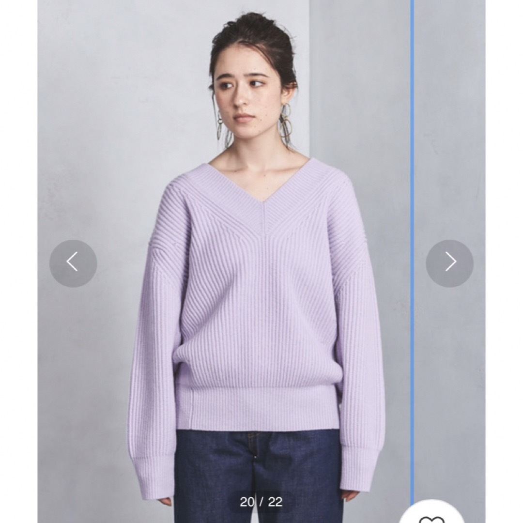 UNITED ARROWS(ユナイテッドアローズ)のユナイテッドアローズ　Ｖネックニット レディースのトップス(ニット/セーター)の商品写真