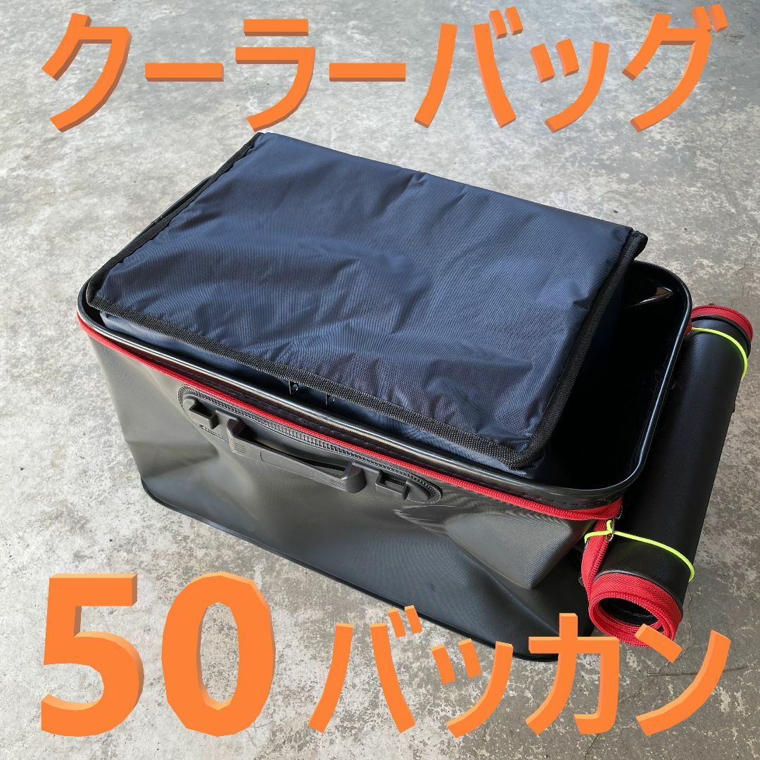 軽量 18L クーラーバッグ ＆ EVA 50 バッカン セット 折りたたみ スポーツ/アウトドアのフィッシング(その他)の商品写真