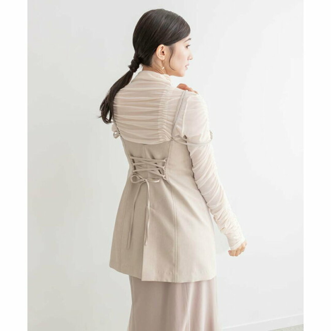 RANDA(ランダ)の【PINK】ビスチェセットスカート レディースのスカート(ロングスカート)の商品写真