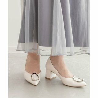 ランダ(RANDA)の【WHITE】ゴールド*パールパーツパンプス(ハイヒール/パンプス)