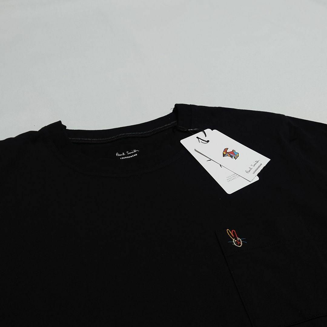 Paul Smith(ポールスミス)の【新品タグ付き】ポールスミス 長袖Tシャツうさぎ メンズM ブラック メンズのトップス(Tシャツ/カットソー(七分/長袖))の商品写真