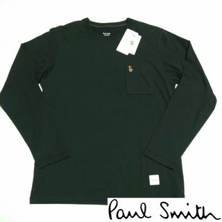 ポールスミス(Paul Smith)の【新品タグ付き】ポールスミス 長袖Tシャツうさぎ メンズM ブラック(Tシャツ/カットソー(七分/長袖))