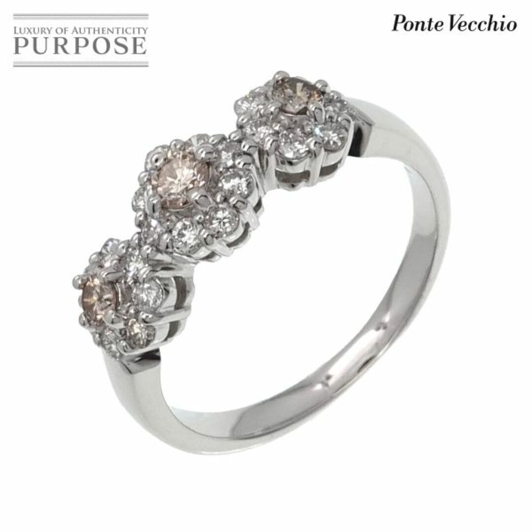 PonteVecchio(ポンテヴェキオ)のポンテヴェキオ Ponte Vecchio 11号 リング ダイヤ 0.62ct K18 WG ホワイトゴールド 750 指輪 VLP 90208609 レディースのアクセサリー(リング(指輪))の商品写真