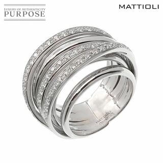 マッティオリ MATTIOLI ダイヤ リング 17号 K18 WG ホワイトゴールド 750 指輪 VLP 90212444(リング(指輪))