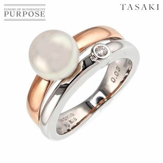 TASAKI - タサキ ダイヤ 0.36ct ウエーブ リング 11号 K18YG 新品仕上 ...