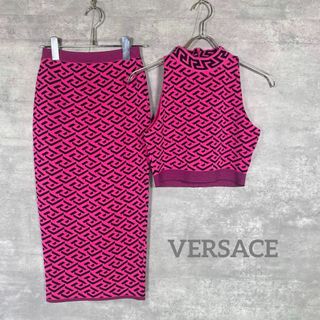 ヴェルサーチ(VERSACE)の『VERSACE』 ヴェルサーチ (36〜38) メドゥーサニット セットアップ(ニット/セーター)