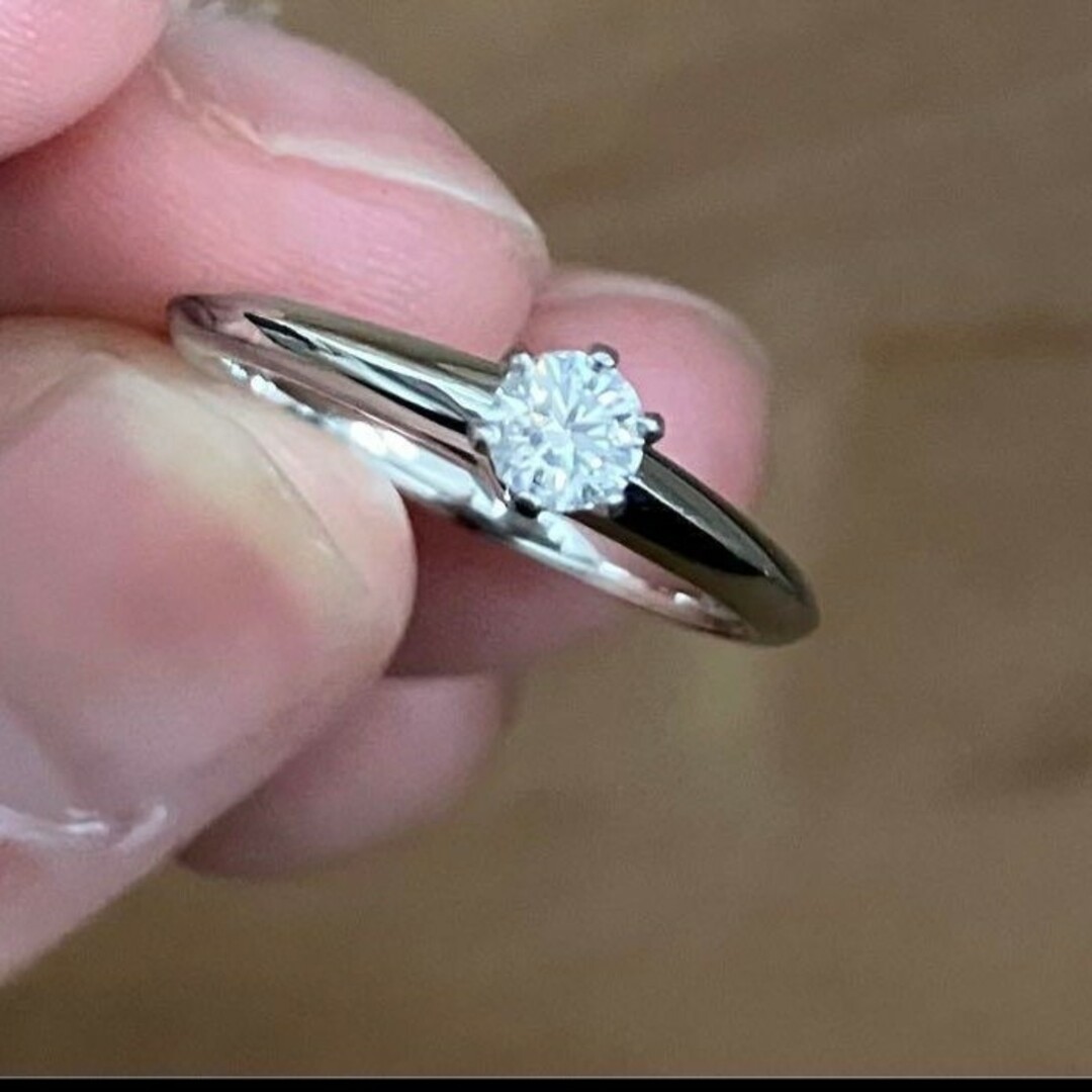 ティファニー　婚約リング　0.19ｃｔ レディースのアクセサリー(リング(指輪))の商品写真