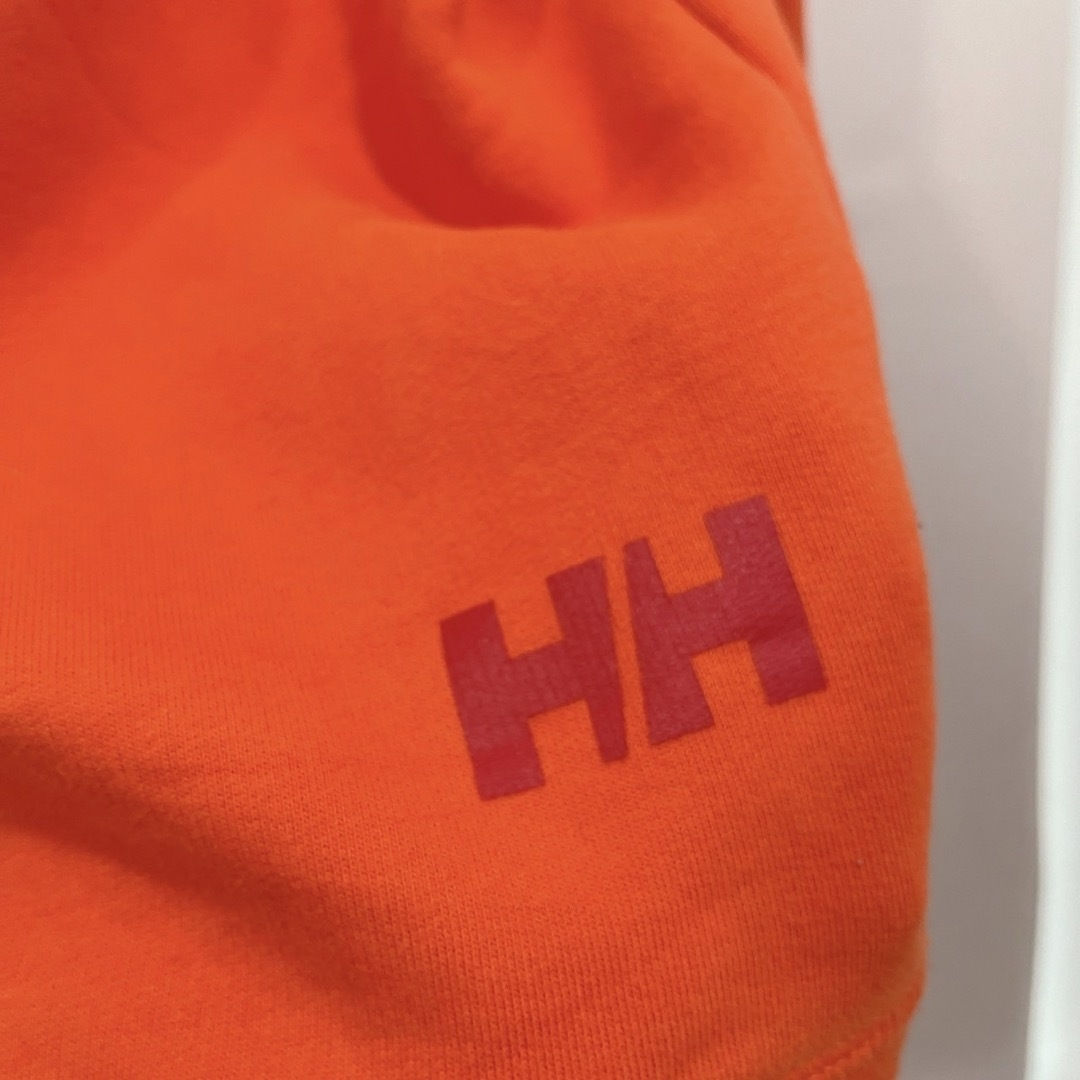 HELLY HANSEN(ヘリーハンセン)の 【美品♡】HELLY HANSEN BIGロゴ　パーカー　フーディー　オレンジ メンズのトップス(パーカー)の商品写真