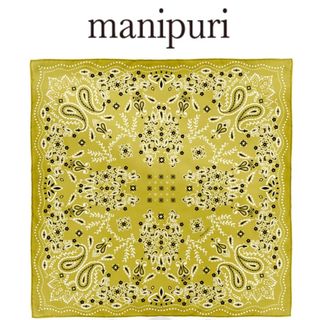 マニプリ(manipuri)の★新品★manipuri　マニプリ　シルクスカーフ６５　カレイドバンダナ(バンダナ/スカーフ)