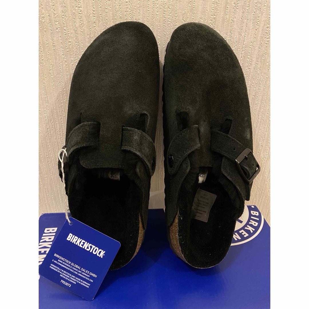 BIRKENSTOCK(ビルケンシュトック)のビルケンシュトック  BOSTON ボストン シアリング　ブラック　24.5 レディースの靴/シューズ(サンダル)の商品写真