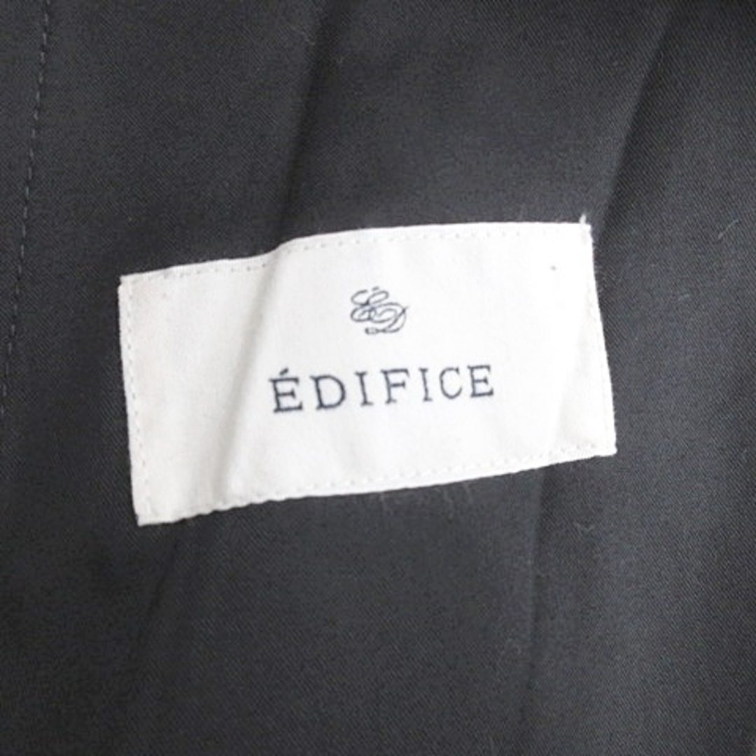 EDIFICE(エディフィス)のエディフィス パンツ スラックス ストレート ロング ツィード 黒 グレー 46 メンズのパンツ(スラックス)の商品写真