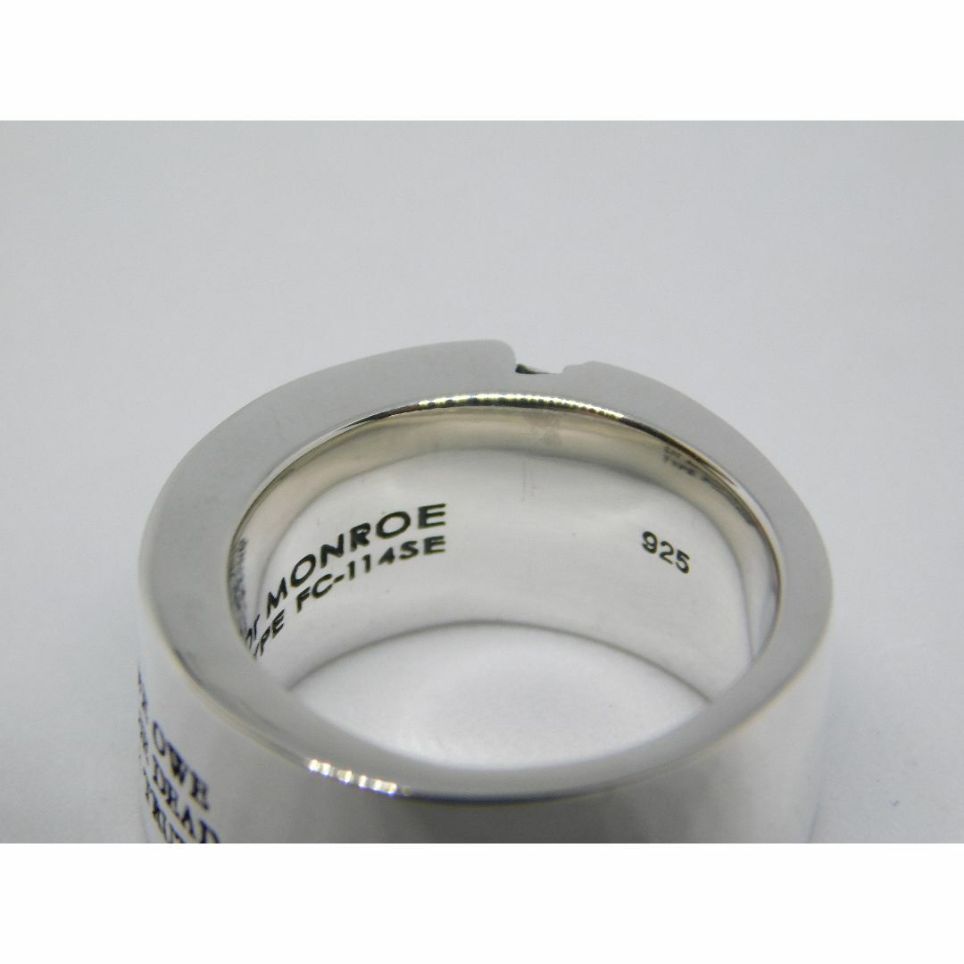 新品 未使用 17号 ドクターモンロー メッセージ スカル リング 指輪 新品 未使用 17号 ドクターモンロー メッセージ スカル リング 指輪