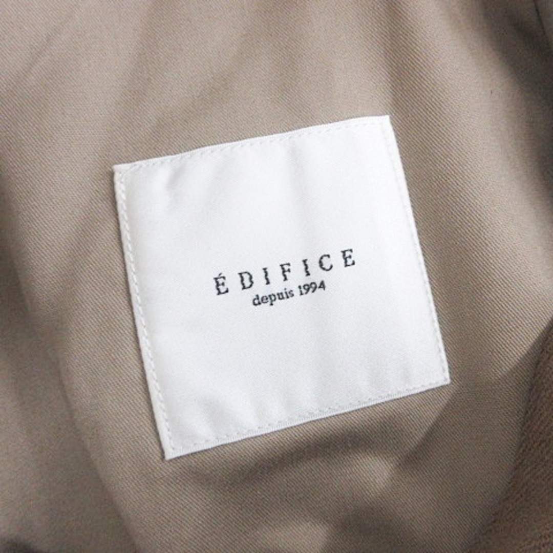 EDIFICE(エディフィス)のエディフィス パンツ スラックス テーパード ロング ゴム キャメル 茶 M メンズのパンツ(スラックス)の商品写真