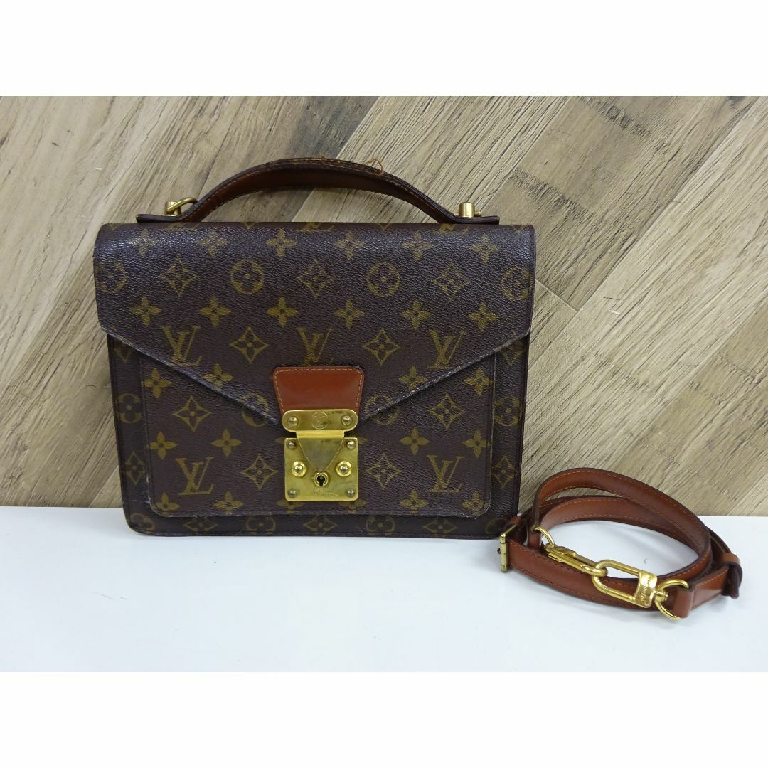 LOUIS VUITTON - M水018 / ルイヴィトン モノグラム モンソー ハンドバッグ 2way
