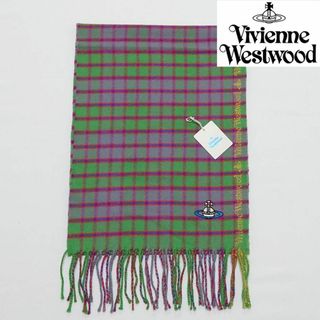 ヴィヴィアンウエストウッド(Vivienne Westwood)の【新品タグ付き】ヴィヴィアンウエストウッド チェックマフラー043(マフラー)