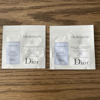 ディオール(Dior)のDior ディオール スノー メイクアップベースUV35  ブルー 1ml×2(化粧下地)