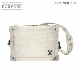 ルイヴィトン(LOUIS VUITTON)の未使用 展示品 ルイ ヴィトン LOUIS VUITTON クロコダイル エキゾチック ソフト トランク ショルダー バッグ サハラ VLP 90223983(ショルダーバッグ)