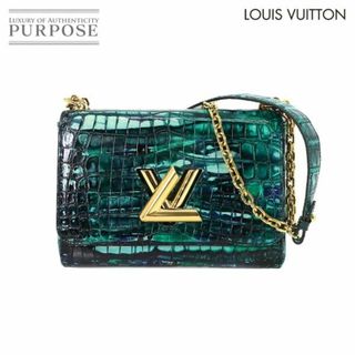 ルイヴィトン(LOUIS VUITTON)の未使用 展示品 ルイ ヴィトン LOUIS VUITTON ツイスト MM チェーン ショルダー バッグ クロコダイル ブリリアント VLP 90224027(ショルダーバッグ)