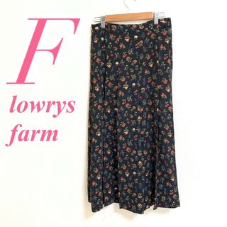 ローリーズファーム(LOWRYS FARM)のローリーズファーム　スカンツ　F　ブラック　グレー　グリーン　レッド　花柄(カジュアルパンツ)