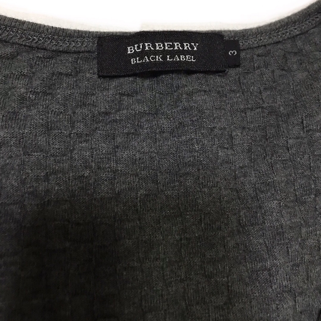 BURBERRY BLACK LABEL(バーバリーブラックレーベル)のkt47 様専用　バーバリーブラックレーベル ロンT刺繍ロゴ  メンズのトップス(Tシャツ/カットソー(七分/長袖))の商品写真