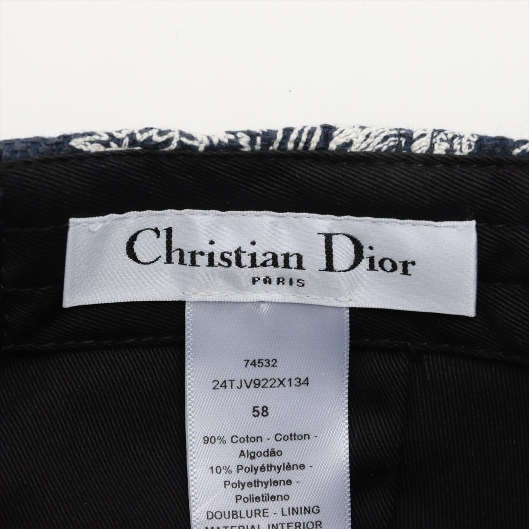 Dior(ディオール)のディオール  コットン 58 ホワイト レディース キャップ レディースの帽子(キャップ)の商品写真