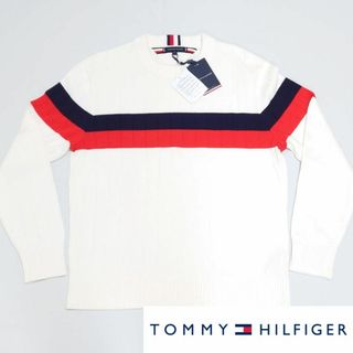 トミーヒルフィガー(TOMMY HILFIGER)の【新品タグ付き】トミーヒルフィガー カラーブロックニット/セーター L(ニット/セーター)