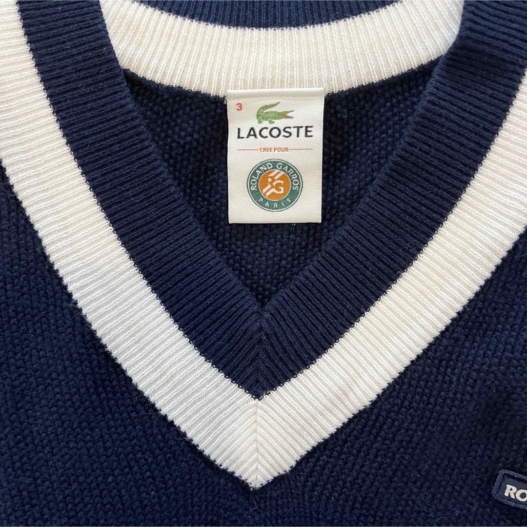 LACOSTE(ラコステ)の【新品】ラコステ　ニットベスト メンズのトップス(ニット/セーター)の商品写真