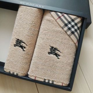 バーバリー(BURBERRY)の新品未使用　BURBERRY　バーバリーフェイスタオル・ウォッシュタオル(タオル/バス用品)