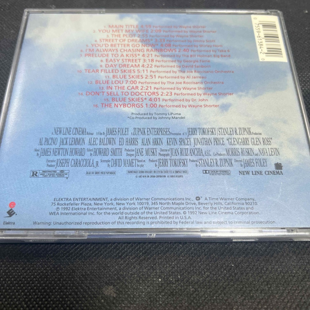 【中古】Glengarry Glen Ross/摩天楼を夢みて-US盤 CD エンタメ/ホビーのCD(映画音楽)の商品写真