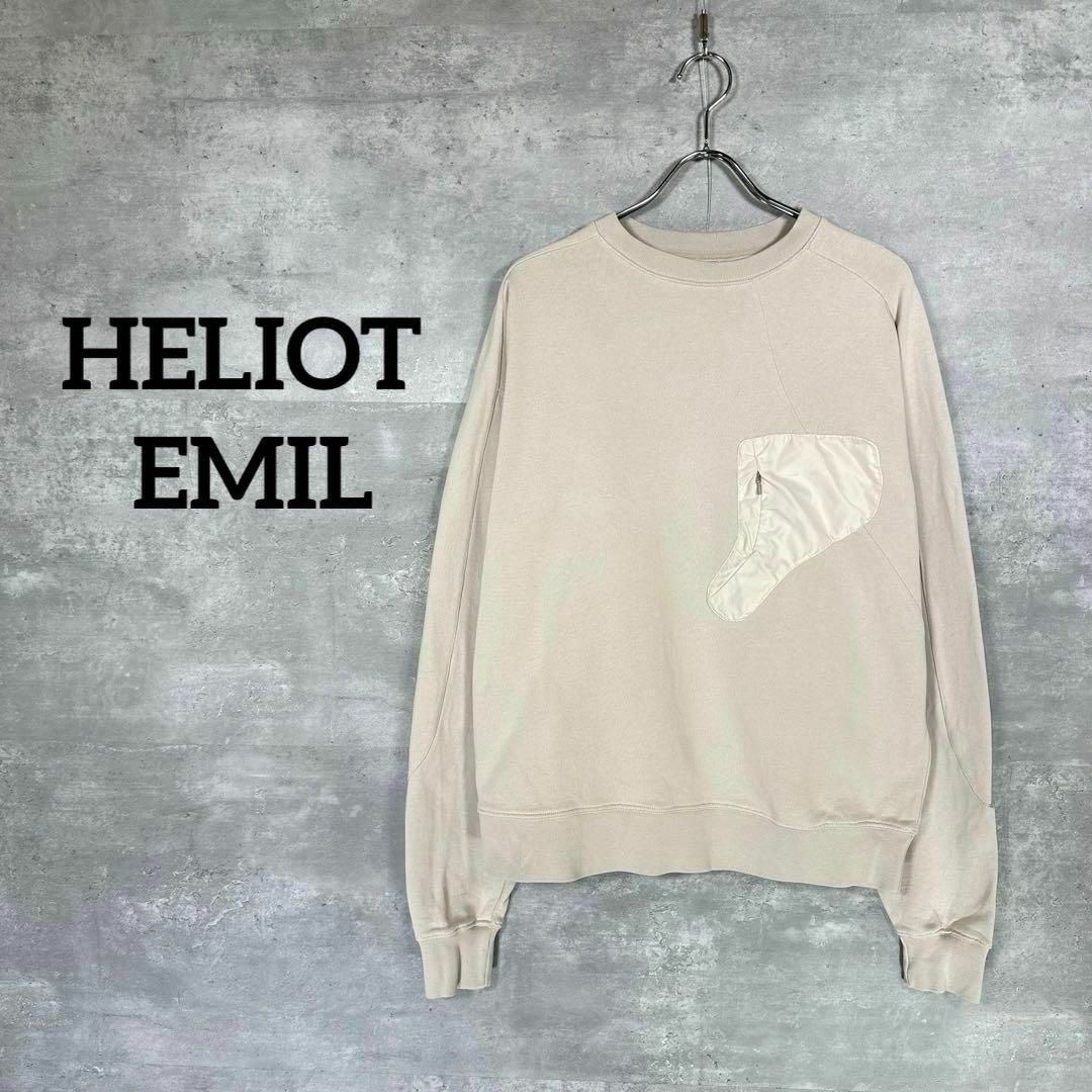 『HELIOT EMIL』 ヘリオットエミル (M) ポケットデザインスウェット メンズのトップス(タンクトップ)の商品写真