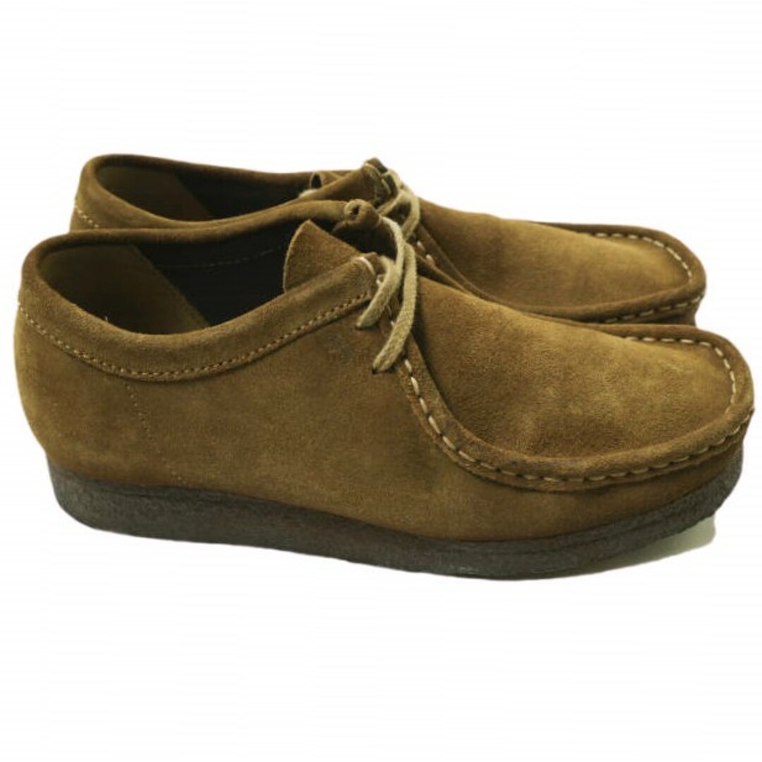 Clarks(クラークス)のClarks クラークス WALLABEE BOOT スエードワラビーブーツ 071313292 UK7(25.5cm) BROWN チャッカブーツ モカシン クレープソール シューズ【中古】【Clarks】 メンズの靴/シューズ(スリッポン/モカシン)の商品写真