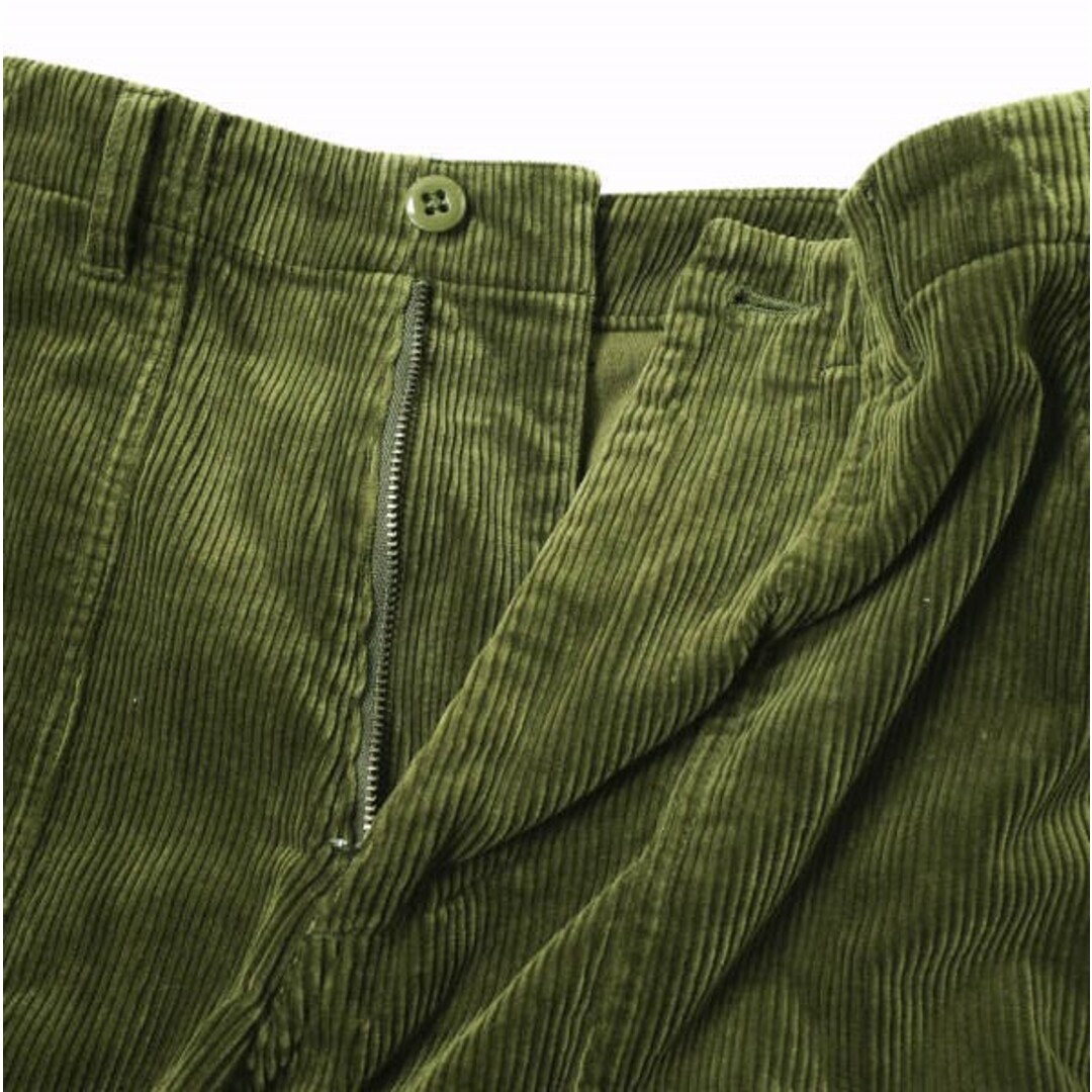 J.Crew(ジェイクルー)のJ.CREW x BEAMS PLUS ジェイクルー ビームスプラス 22AW 別注 ミリタリートラウザーズ 38-24-0036-791 M OLIVE コーデュロイ パンツ サイドライン ボトムス【中古】【J.CREW × BEAMS PLUS】 メンズのパンツ(その他)の商品写真