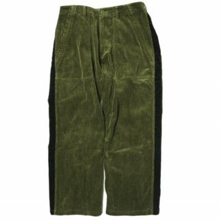 ジェイクルー(J.Crew)のJ.CREW x BEAMS PLUS ジェイクルー ビームスプラス 22AW 別注 ミリタリートラウザーズ 38-24-0036-791 M OLIVE コーデュロイ パンツ サイドライン ボトムス【中古】【J.CREW × BEAMS PLUS】(その他)